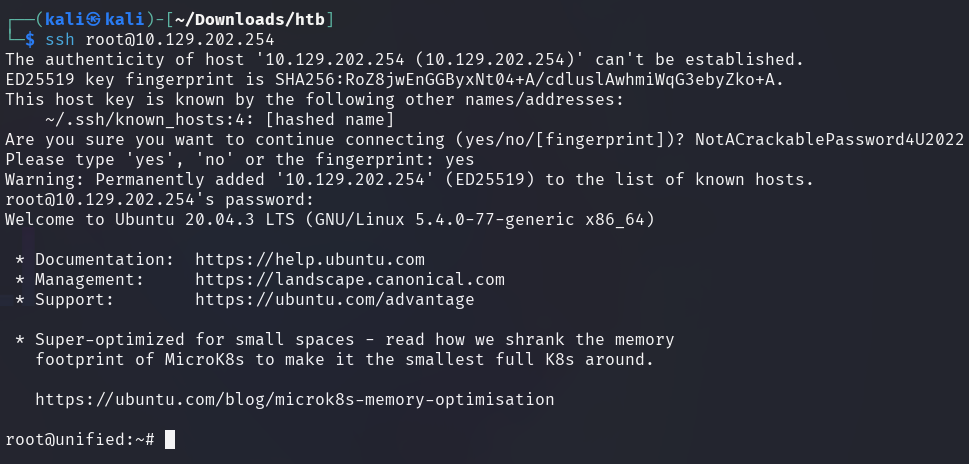 ssh