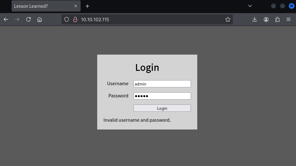 login